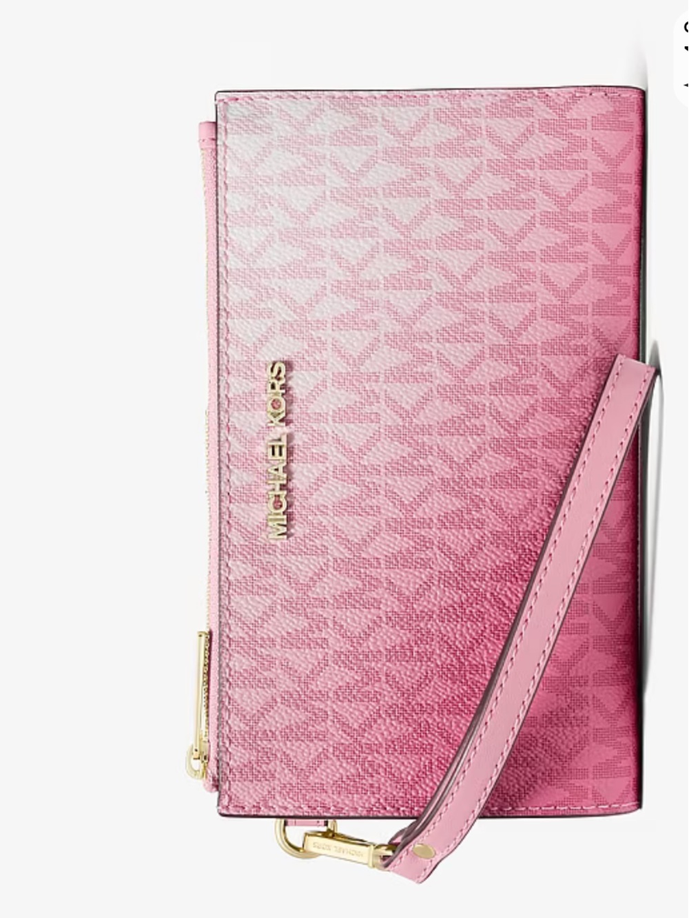 MICHAEL KORS JST Lg Double Zip Ombré Signature Logo Wristlet Phone
Carnation
NWT - Picture 1 of 16